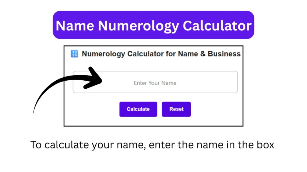 put data in Name Numerology Calculator