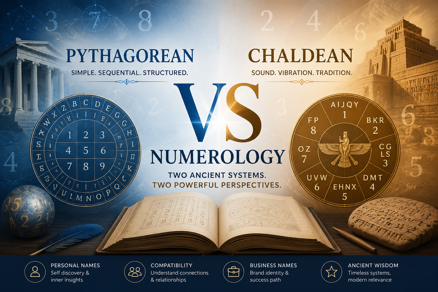 Pythagorean vs Chaldean