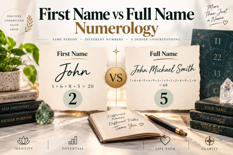 First Name vs Full Name Numerology