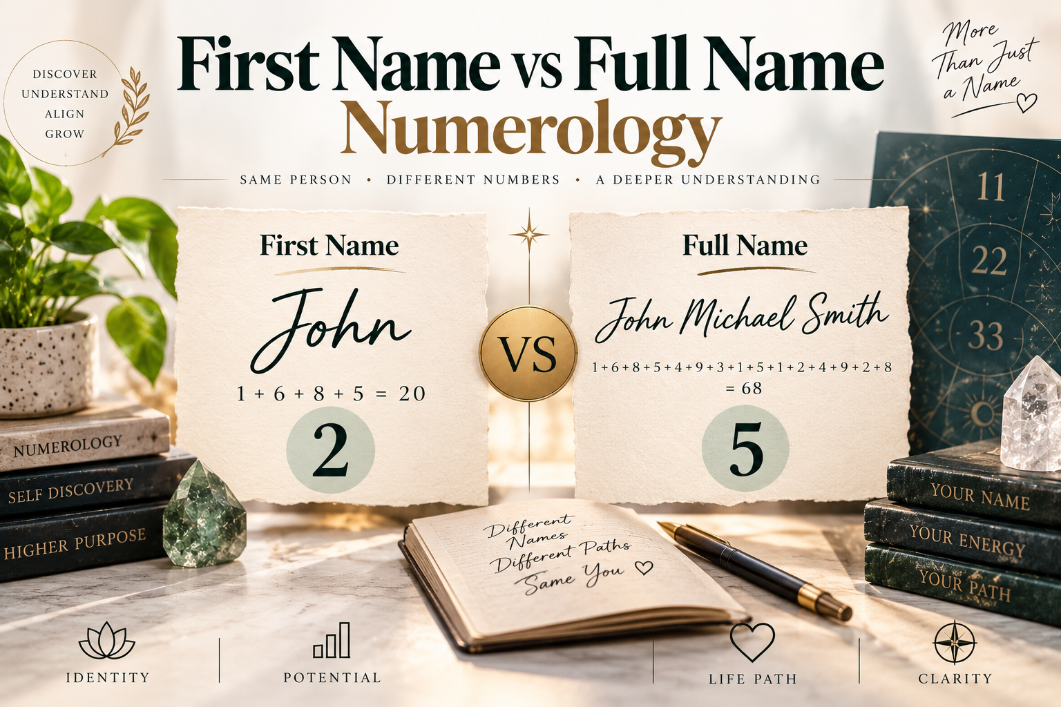 First Name vs Full Name Numerology: Which One Should You Calculate? 1 First Name vs Full Name Numerology