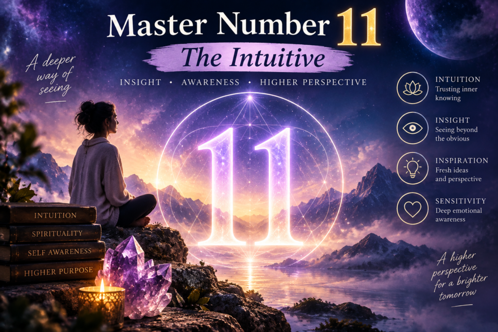 Master Numbers 11, 22, 33 in Name Numerology Explained 2 Master Number 11 The Intuitive