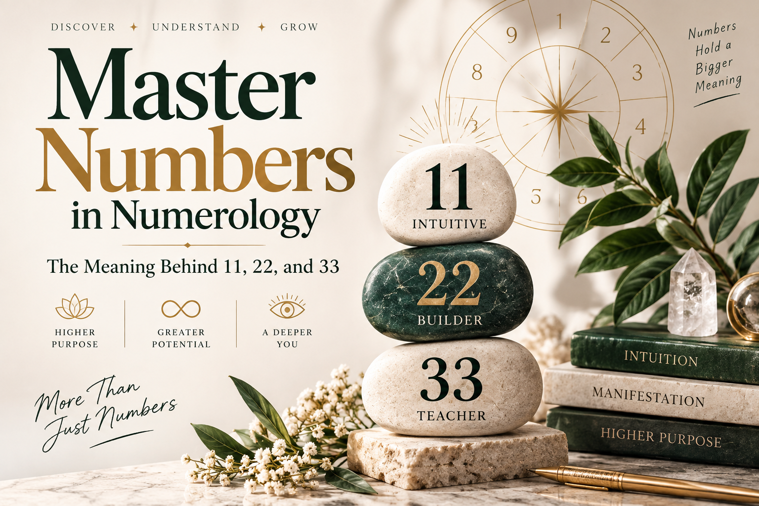 Master Numbers in Numerology Explained: 11, 22, and 33 Meaning 1 Master Numbers in Numerology